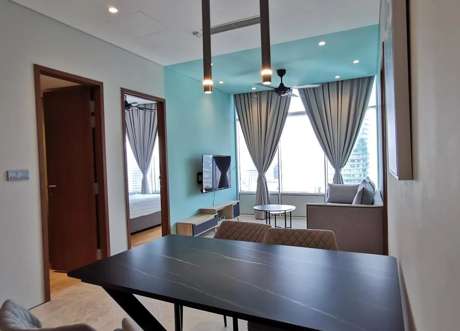 아파트 Sky Suites Klcc By Deep Sleep 쿠알라룸푸르 말레이시아